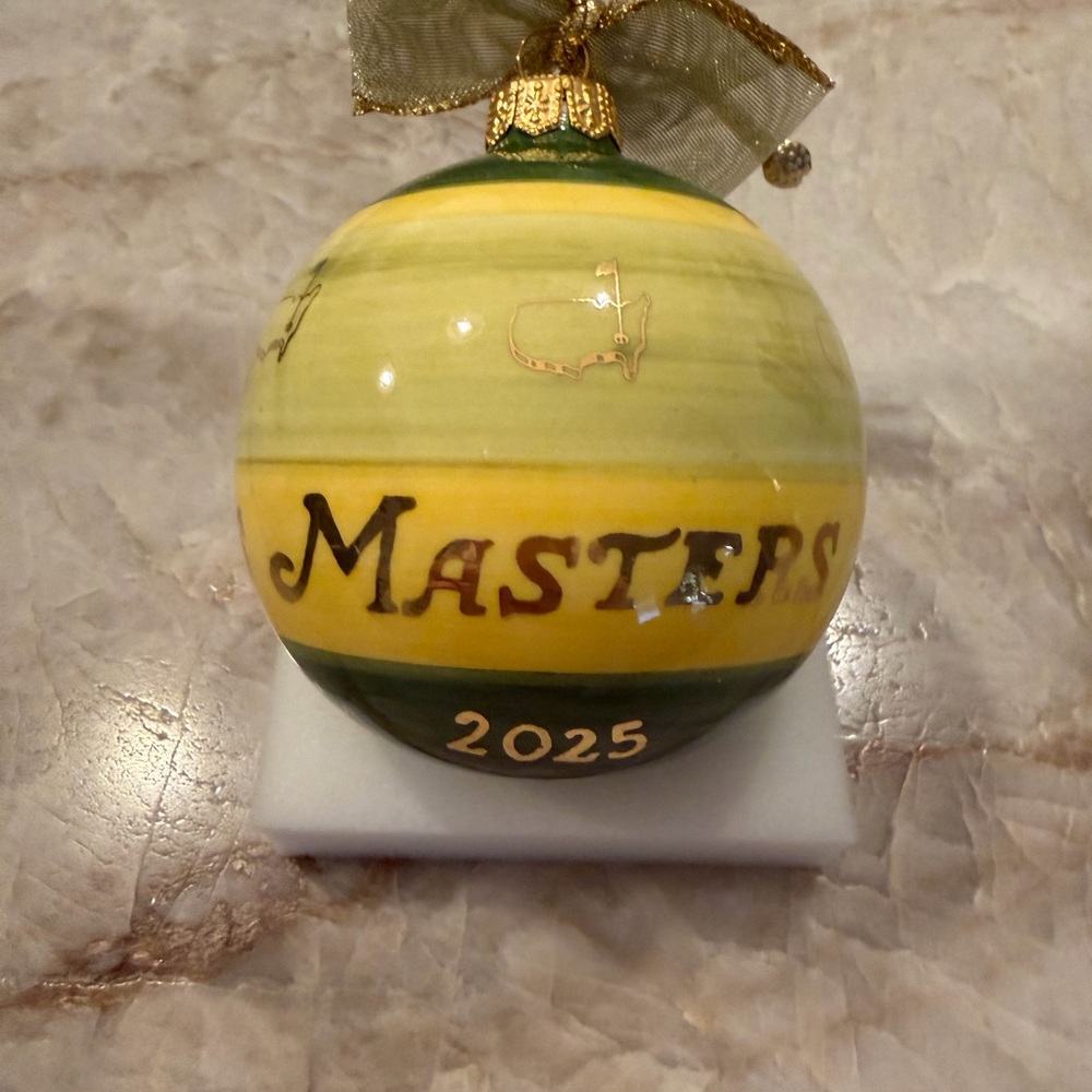 2025 Masters Commemorative Globe Ornament - new in box
